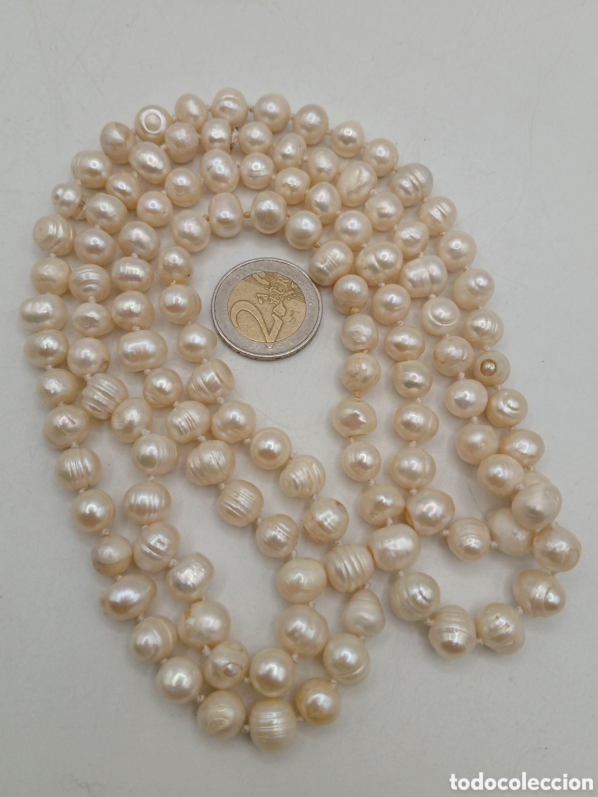 Joyeria: Collar perlas australianas barrocas. Sin cierre - Foto 5
