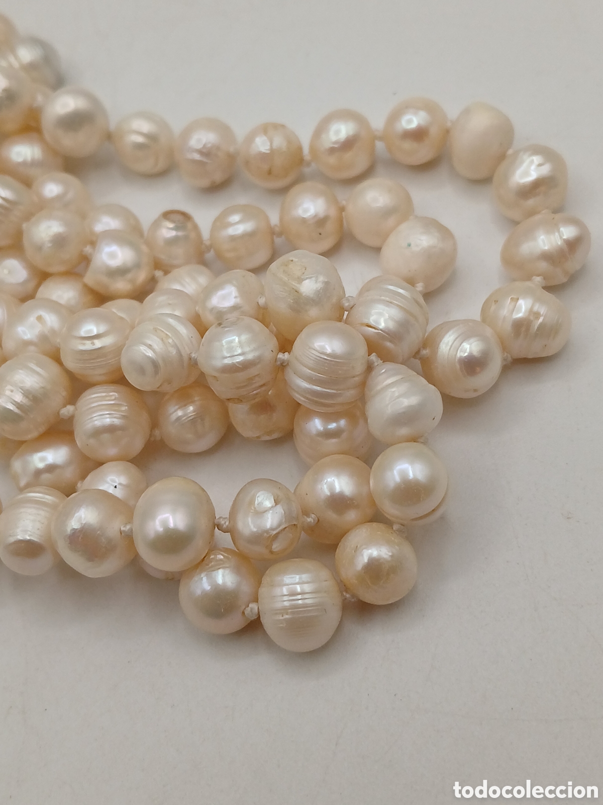 Joyeria: Collar perlas australianas barrocas. Sin cierre - Foto 6