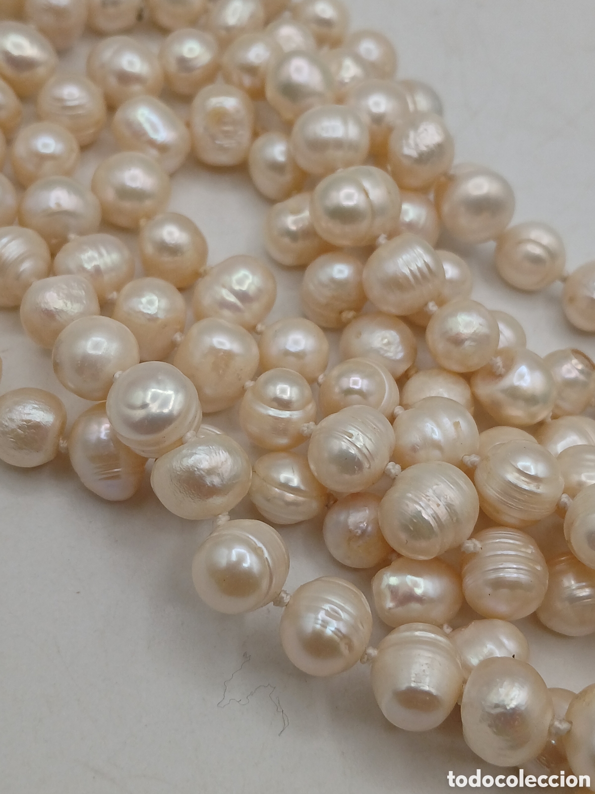 Joyeria: Collar perlas australianas barrocas. Sin cierre - Foto 7