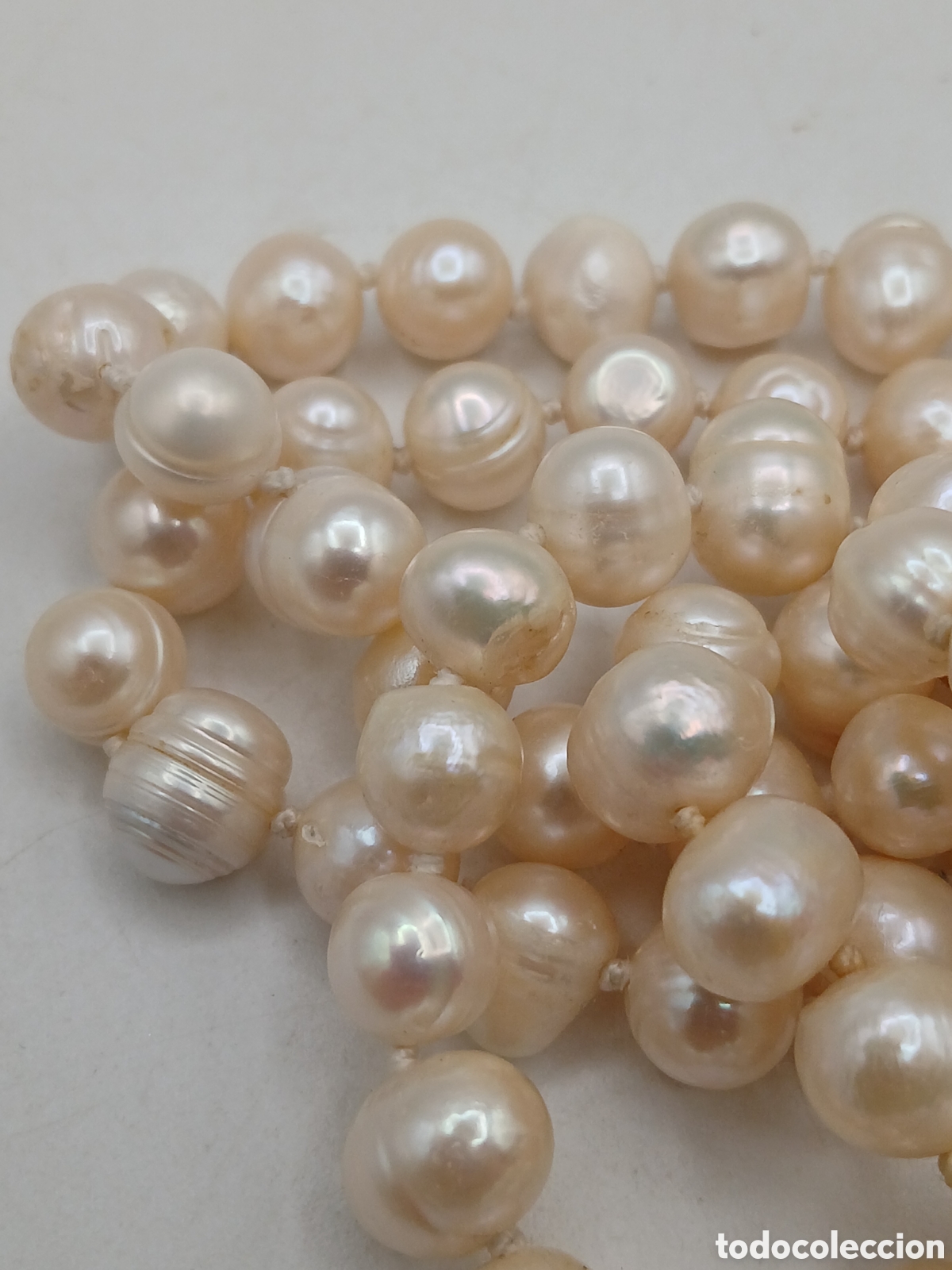 Joyeria: Collar perlas australianas barrocas. Sin cierre - Foto 9