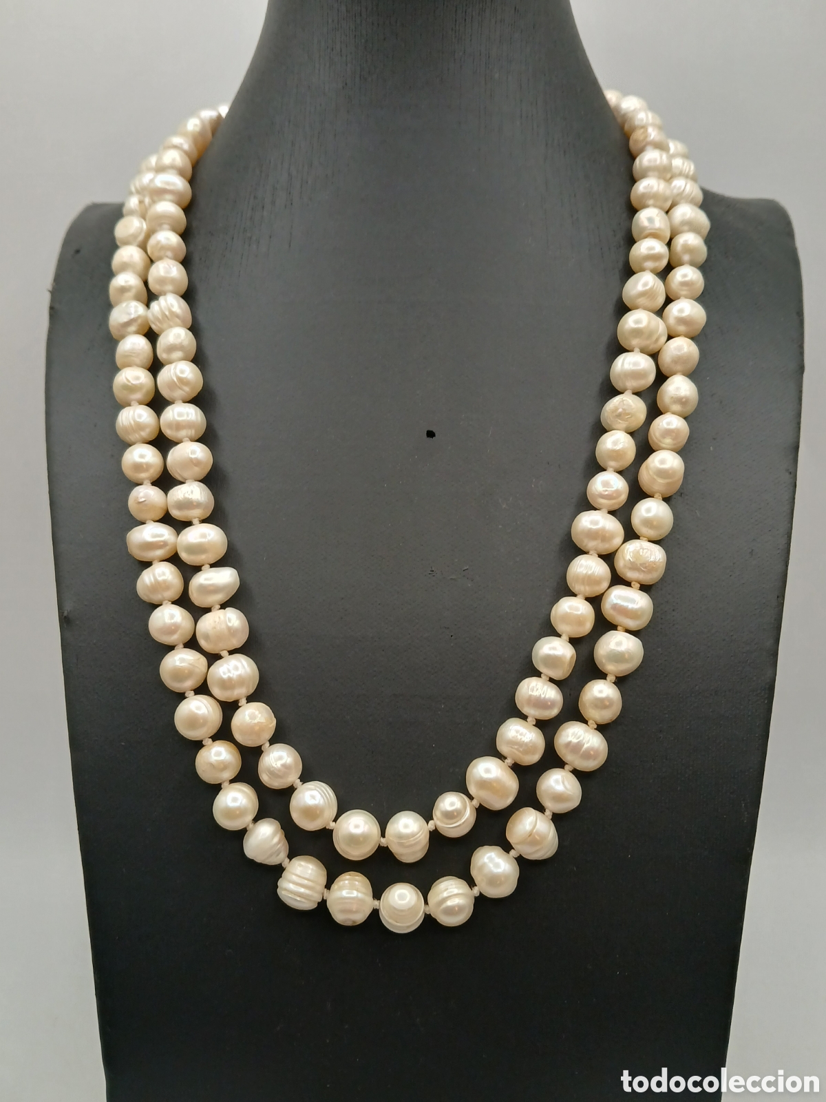 Joyeria: Collar perlas australianas barrocas. Sin cierre - Foto 1