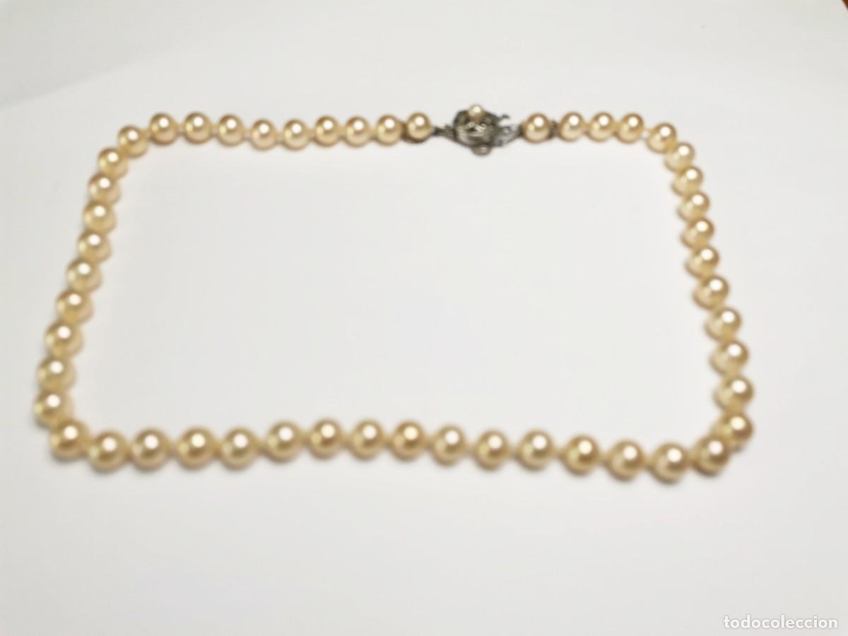 Joyeria: Gargantilla de perlas con cierre de plata. - Foto 1