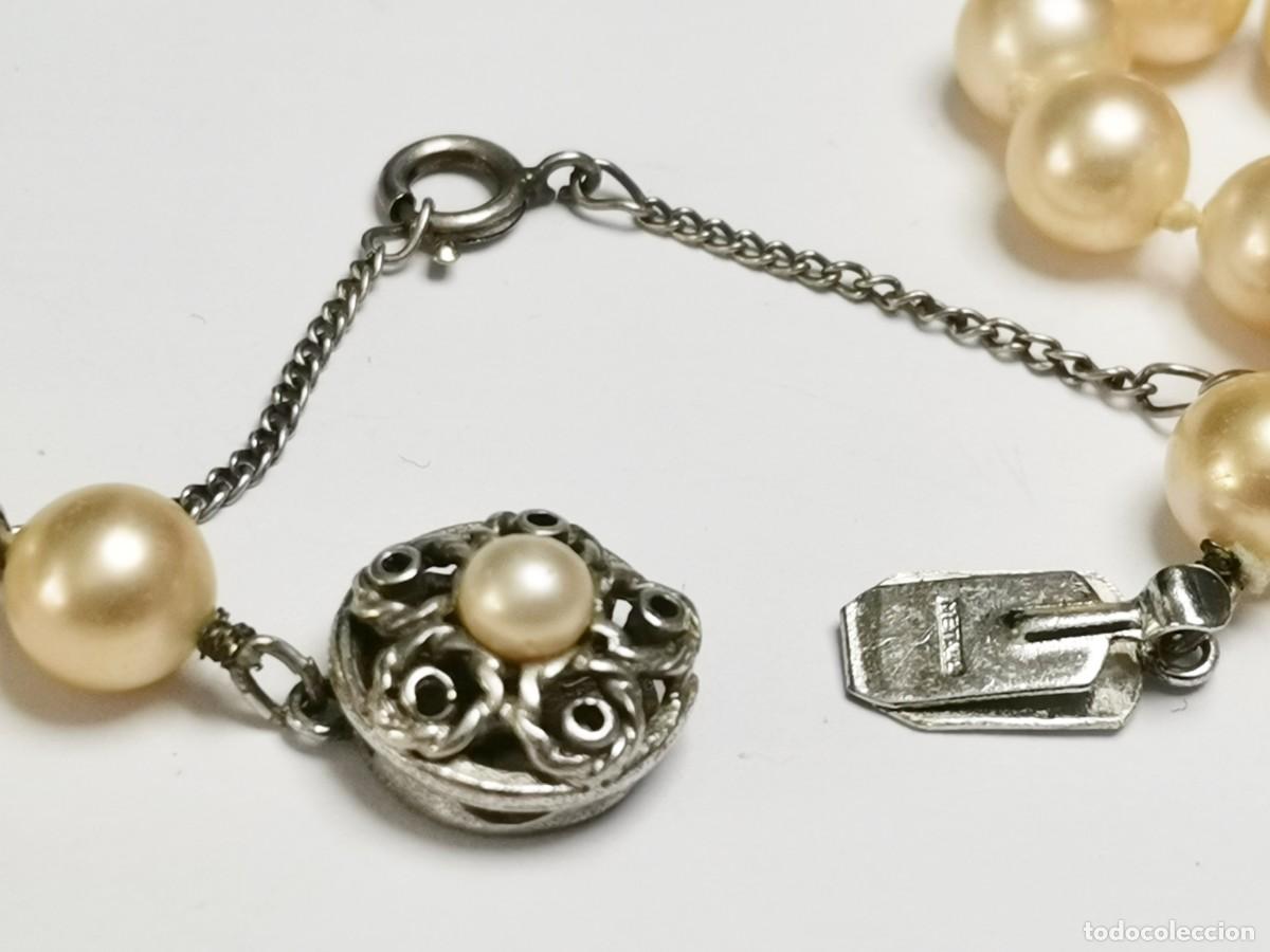 Joyeria: Gargantilla de perlas con cierre de plata. - Foto 4