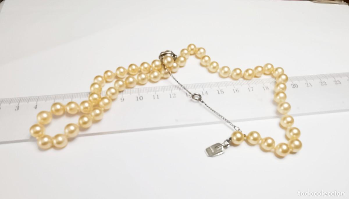 Joyeria: Gargantilla de perlas con cierre de plata. - Foto 5