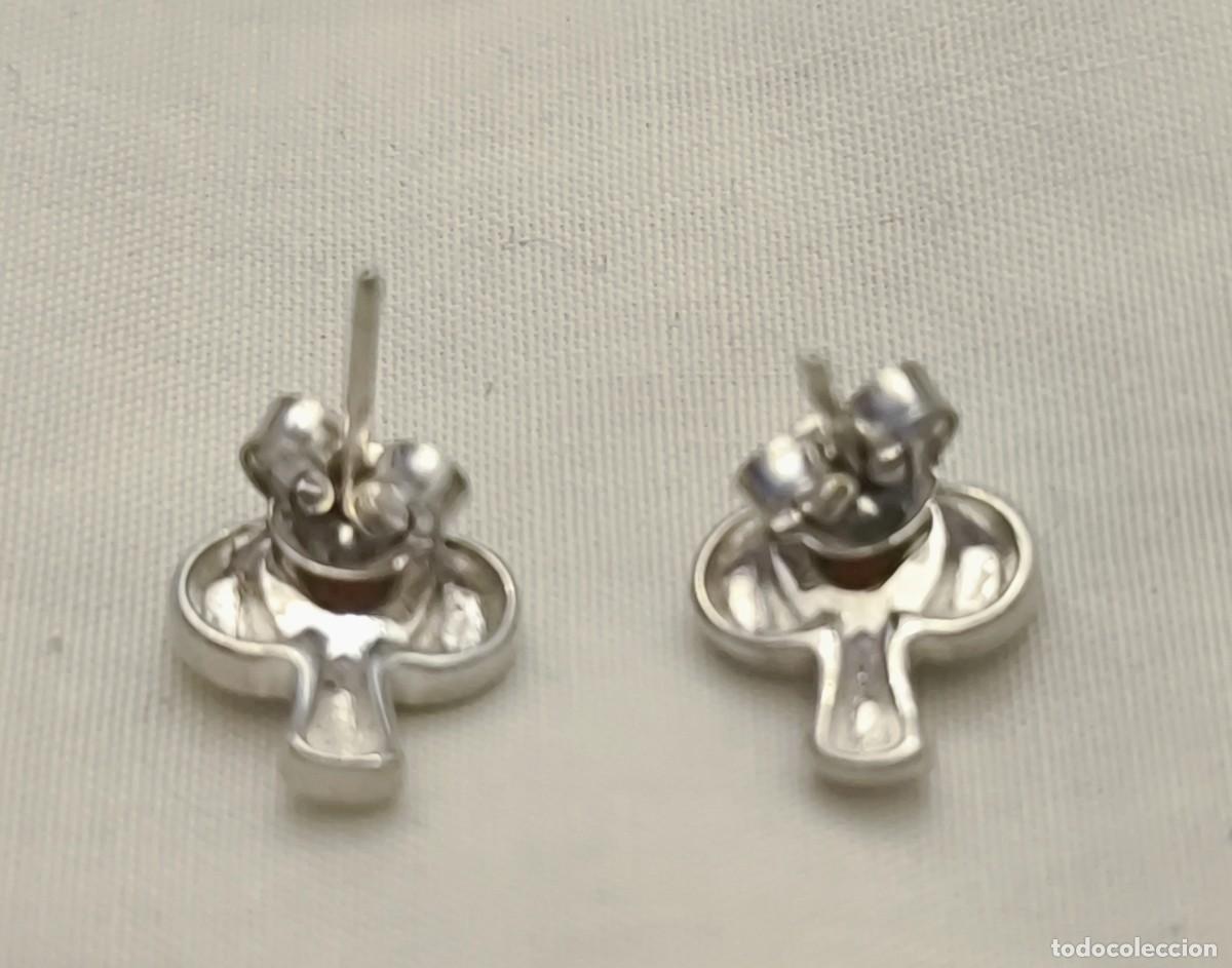 Joyeria: Vendo pendientes nuevos de plata y &aacute;mbar con forma de flor - Foto 6
