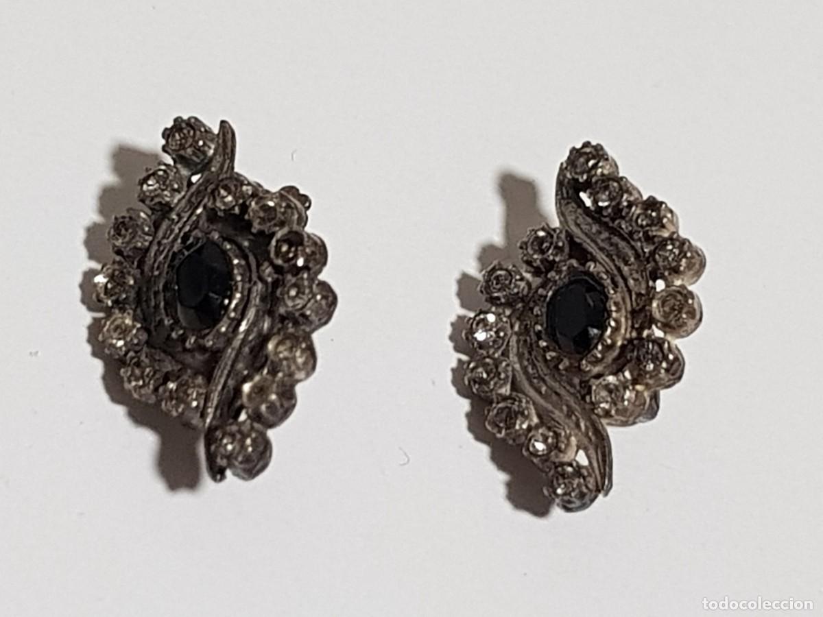 Joyeria: Pendientes en plata de Ley 925 mm. oxidada - Foto 1