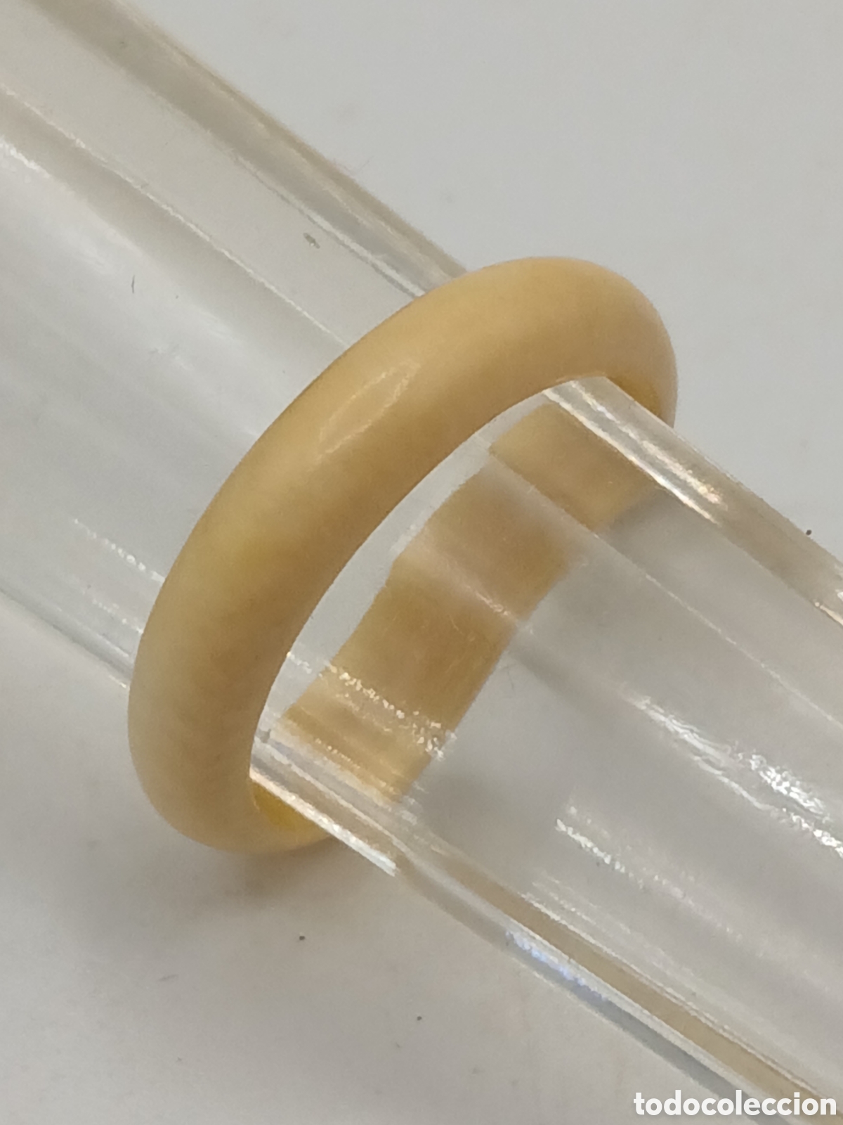 Joyeria: Antiguo anillo marfil tallado - Foto 2