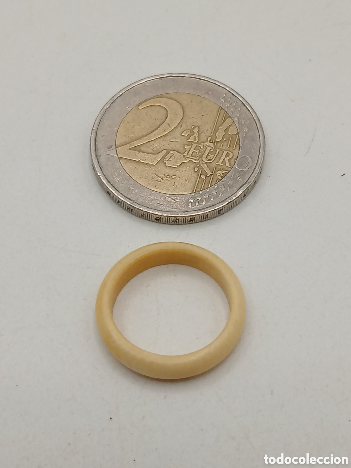 Joyeria: Antiguo anillo marfil tallado - Foto 3