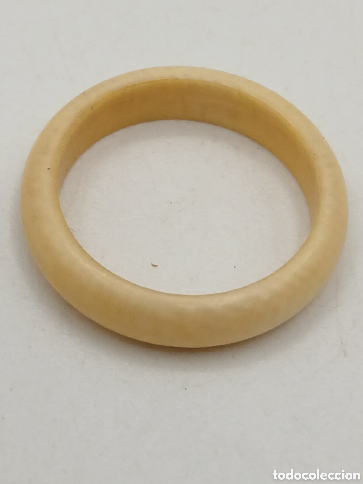 Joyeria: Antiguo anillo marfil tallado - Foto 1