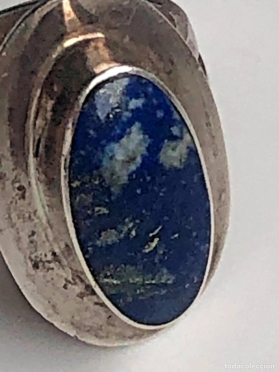 Joyeria: Anillo plata de Ley 950 con Lapisl&aacute;zuli - Foto 4