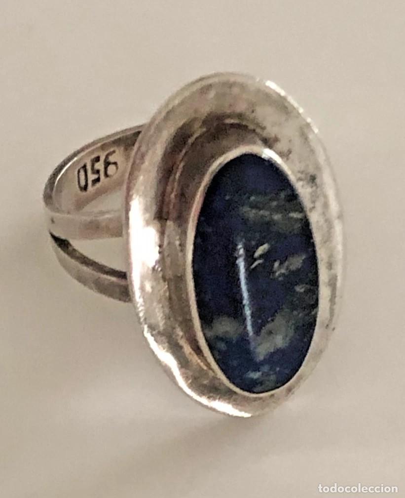 Joyeria: Anillo plata de Ley 950 con Lapisl&aacute;zuli - Foto 11