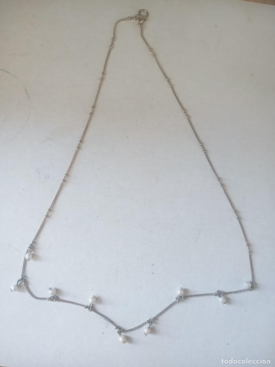 Joyeria: BONITA CADENA CON PERLAS ANTIGUO - Foto 2