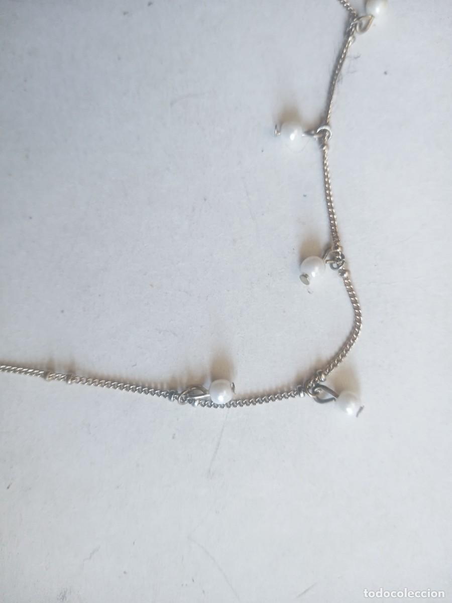 Joyeria: BONITA CADENA CON PERLAS ANTIGUO - Foto 4