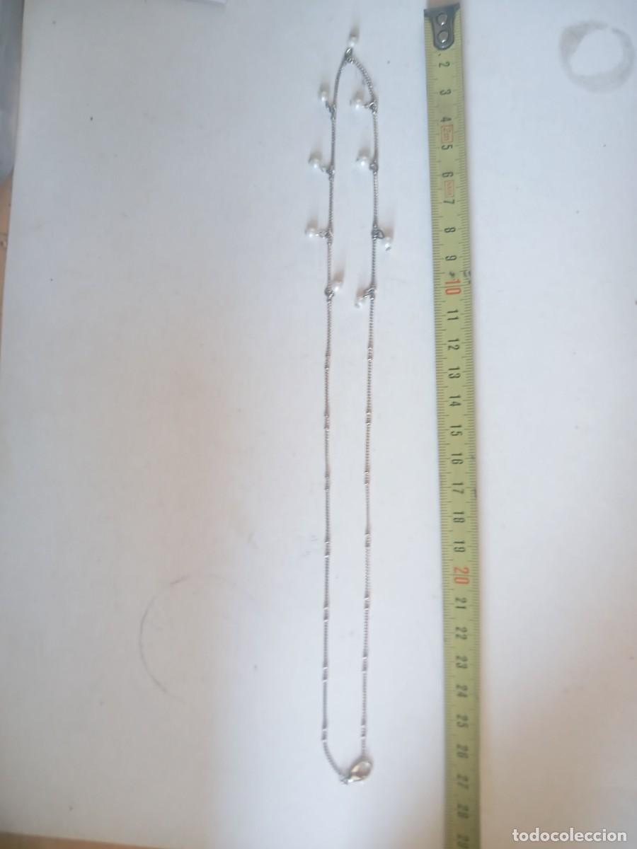 Joyeria: BONITA CADENA CON PERLAS ANTIGUO - Foto 10