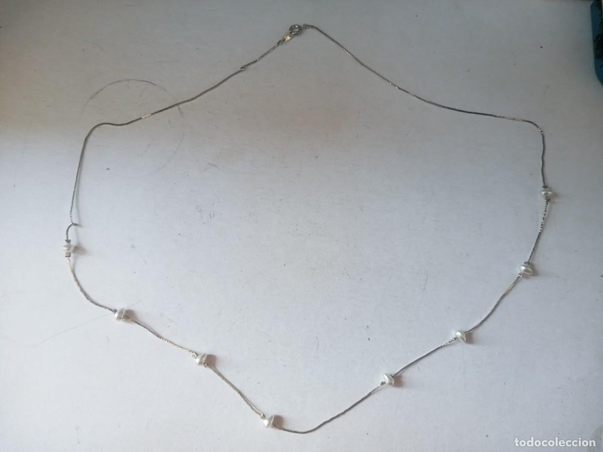 Joyeria: BONITA CADENA CON PERLAS ANTIGUO - Foto 1