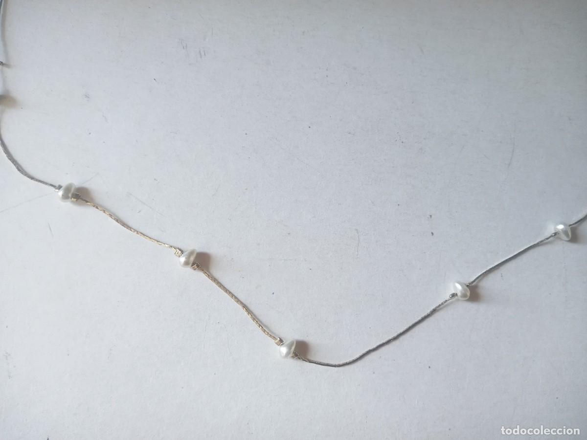 Joyeria: BONITA CADENA CON PERLAS ANTIGUO - Foto 2
