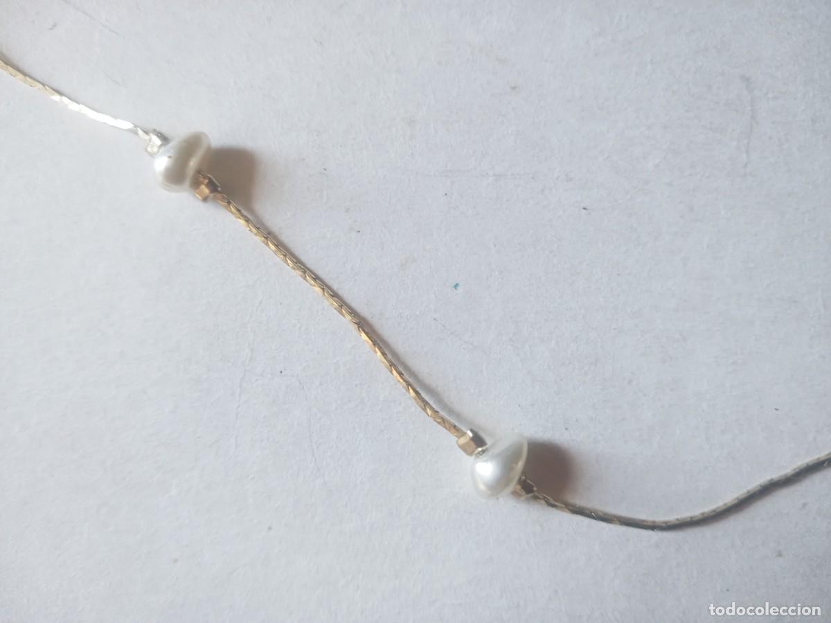 Joyeria: BONITA CADENA CON PERLAS ANTIGUO - Foto 6