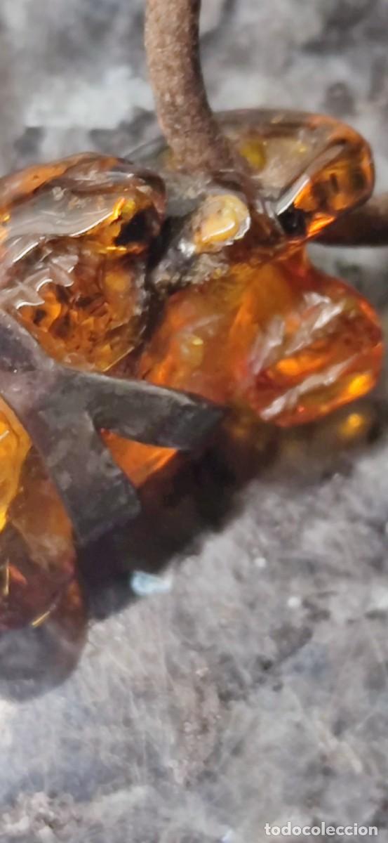Joyeria: &Aacute;mbar. Colgante con correa de cuero. - Foto 4