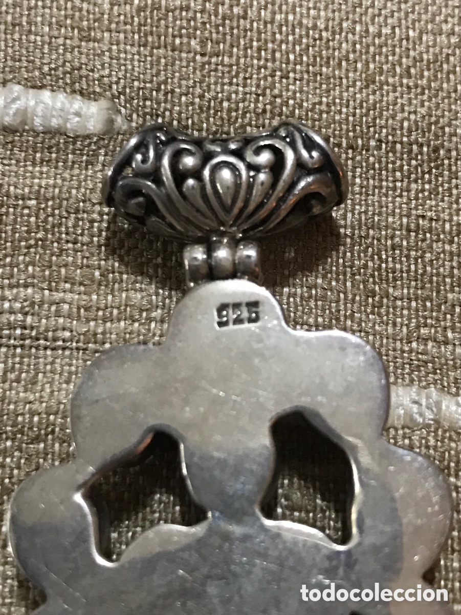 Joyeria: Colgante vintage, plata y Perlas - Foto 5