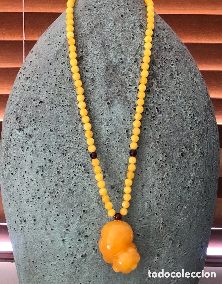 Joyeria: Collar &aacute;mbar cerdito - Foto 3