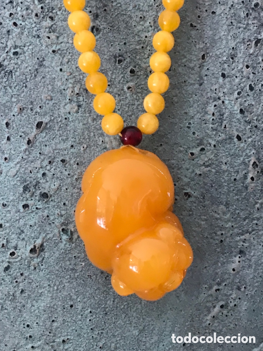 Joyeria: Collar &aacute;mbar cerdito - Foto 4