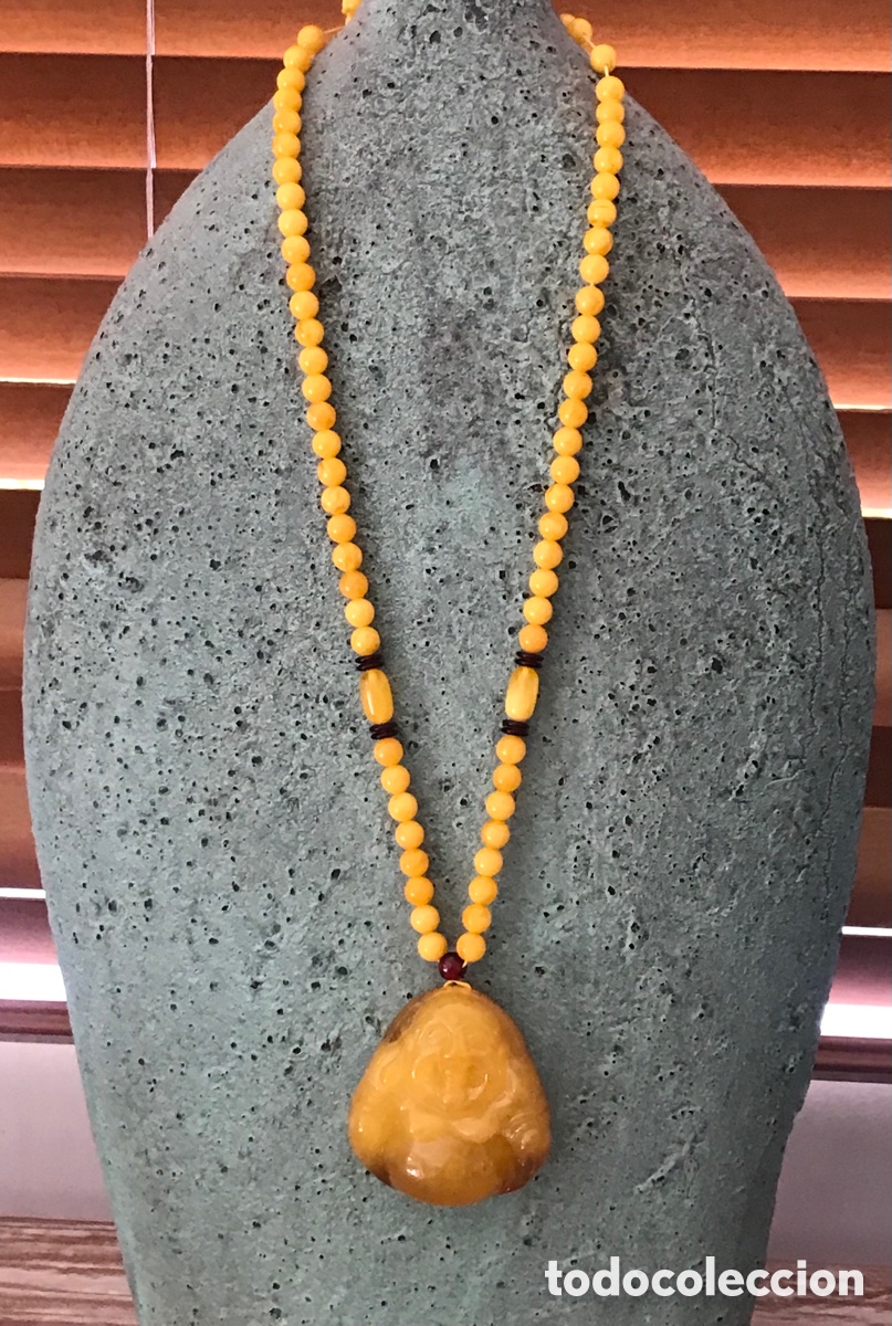 Joyeria: Collar figura buda &Aacute;mbar - Foto 3
