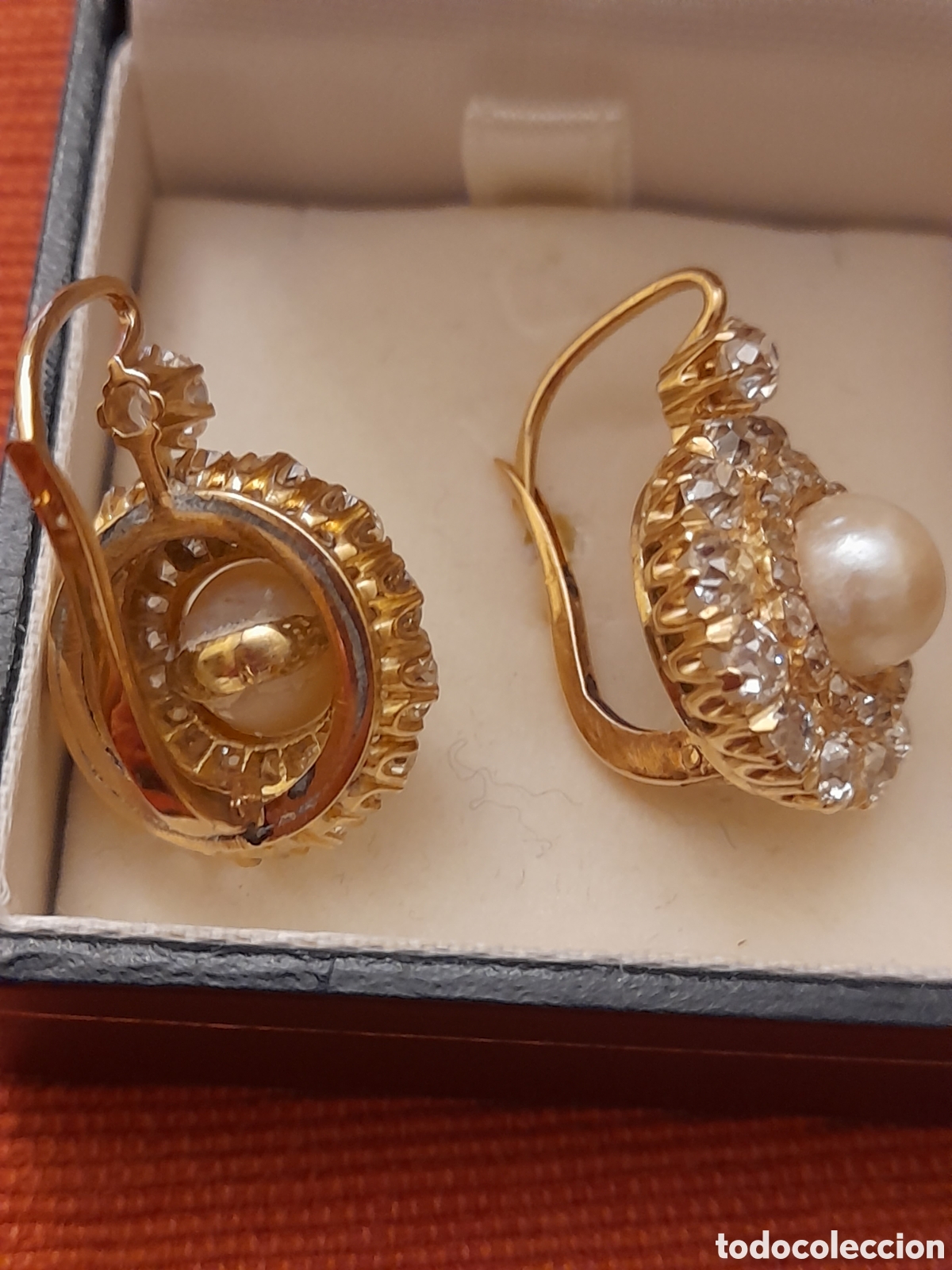 Joyeria: PENDIENTES ANTIGUOS CON DIAMANTES - Foto 1