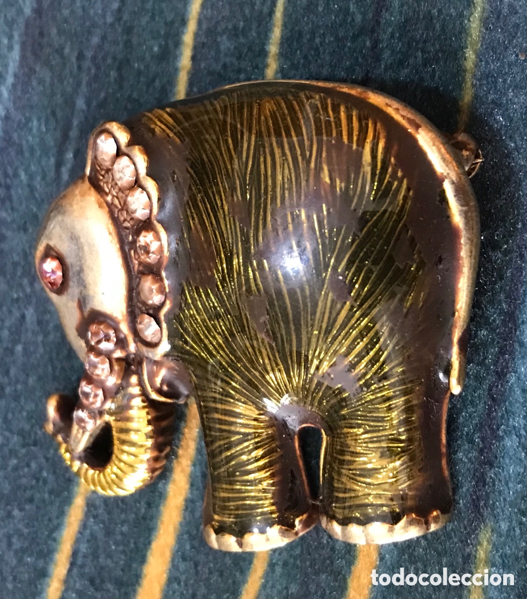 Joyeria: Broche elefante vintage - Foto 7