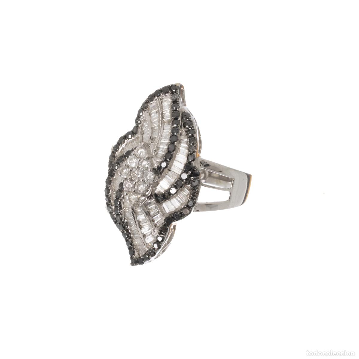 Joyeria: ANILLO DE ORO BLANCO CON DIAMANTES - Foto 1