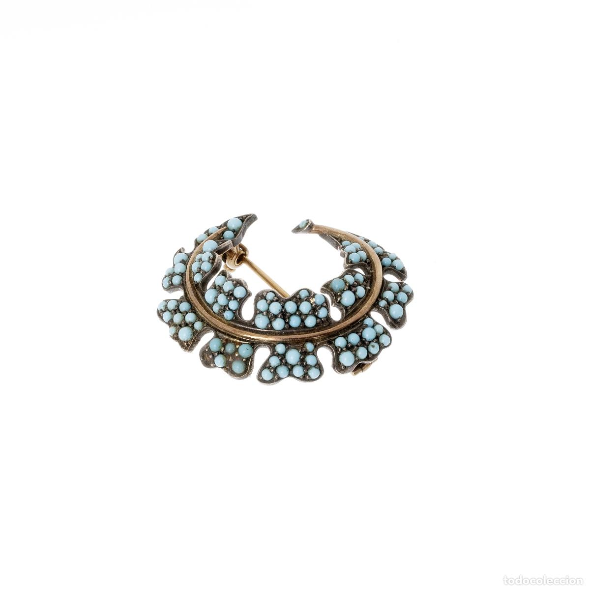 Joyeria: PIN DE PLUMA DE PLATA Y ORO - Foto 1