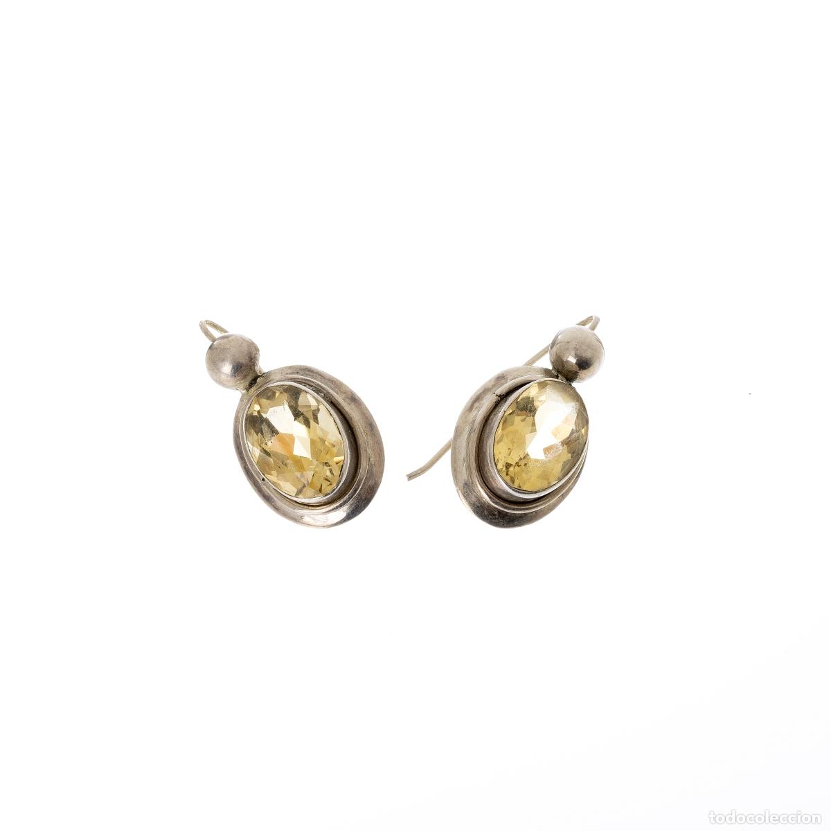 Joyeria: PAR DE PENDIENTES DE PLATA - Foto 1