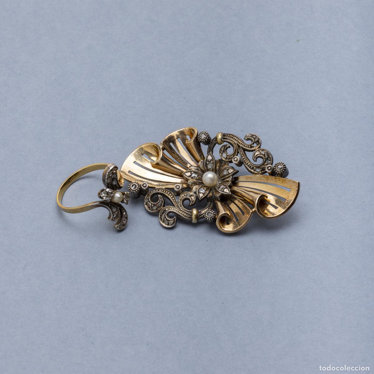 Joyeria: PIN Y ANILLO EN PLATA, ORO Y DIAMANTES - Foto 1