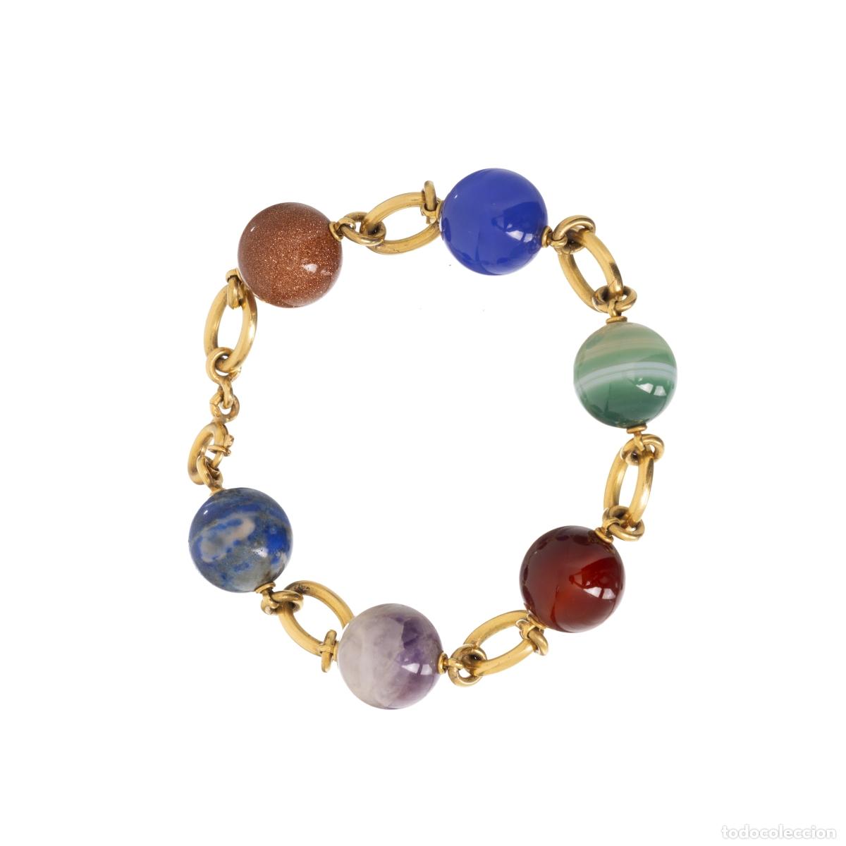 Joyeria: PULSERA EN ORO DE 19,2K Y PIEDRAS - Foto 1