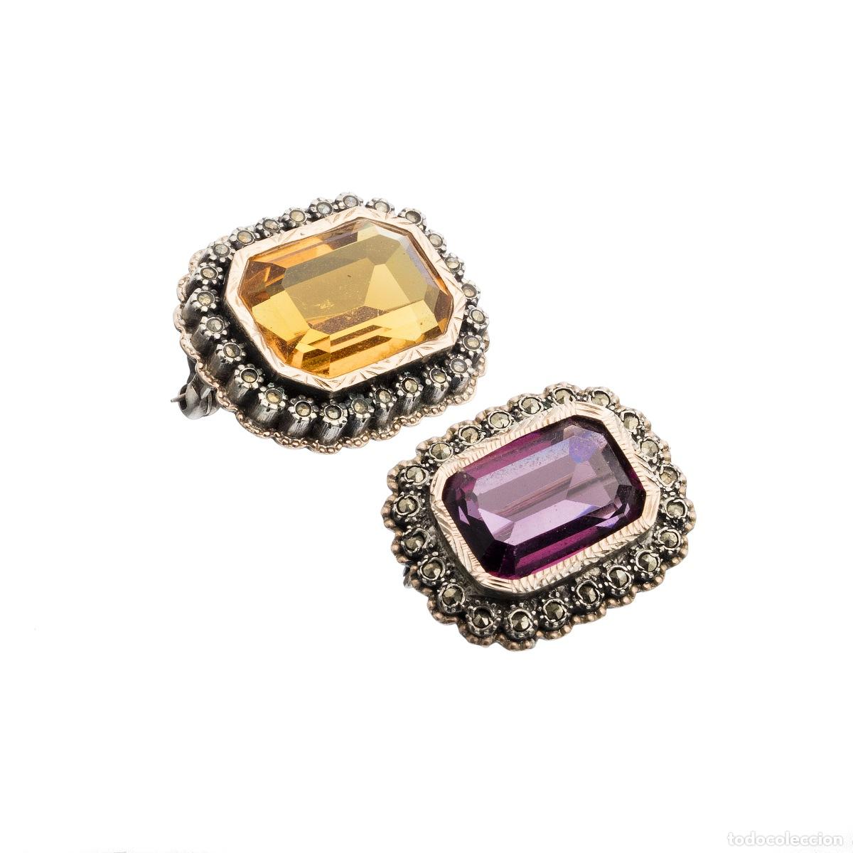 Joyeria: DOS PINES DE PECHO DE ORO - Foto 1