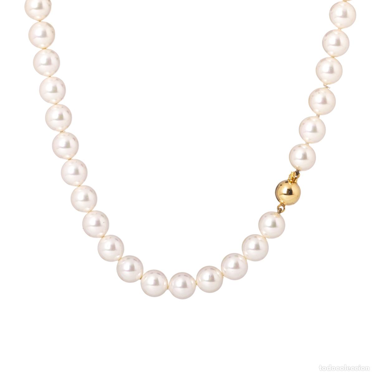 Joyeria: COLLAR DE PERLAS CON CIERRE EN ORO DE 19,2K - Foto 1