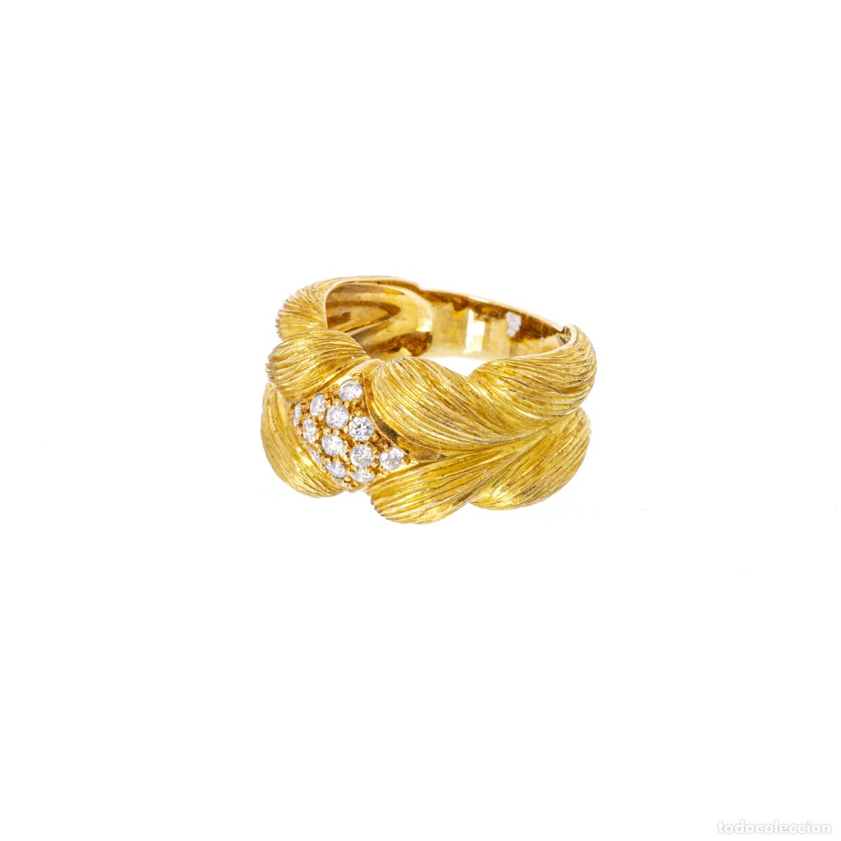 Joyeria: ANILLO ORO 19,2K Y DIAMANTES - Foto 1