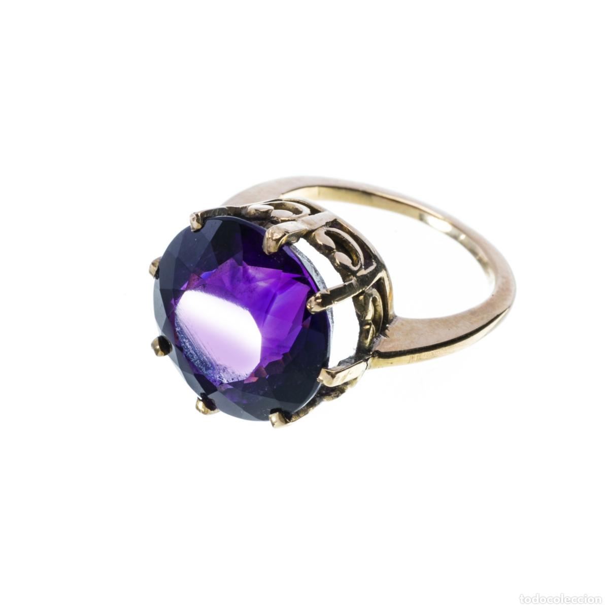 Joyeria: ANILLO ORO CON AMATISTA - Foto 1