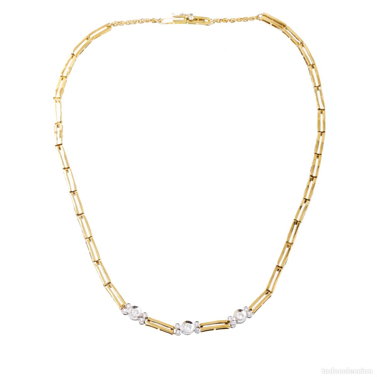 Joyeria: COLLAR DE ORO DE 18K CON DIAMANTES - Foto 1