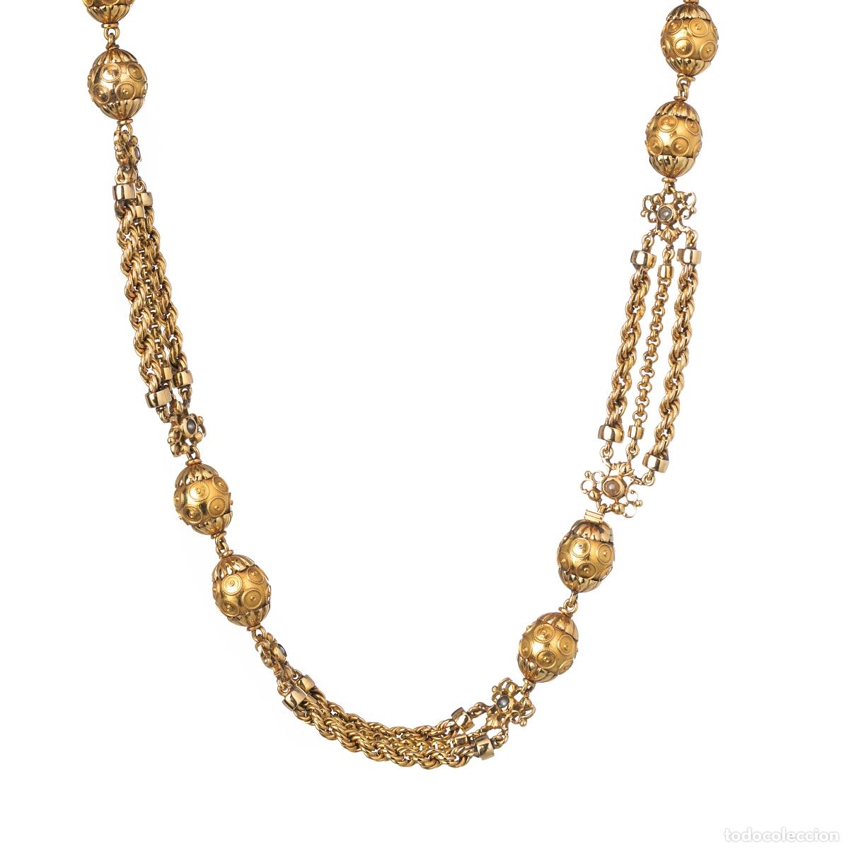 Joyeria: COLLAR DE ORO CON CUENTAS - Foto 1