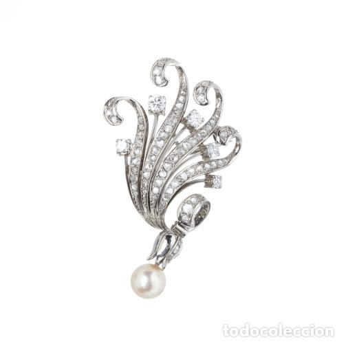 Joyeria: ALFILERES EN ORO DE 19,2K, CON DIAMANTES - Foto 1