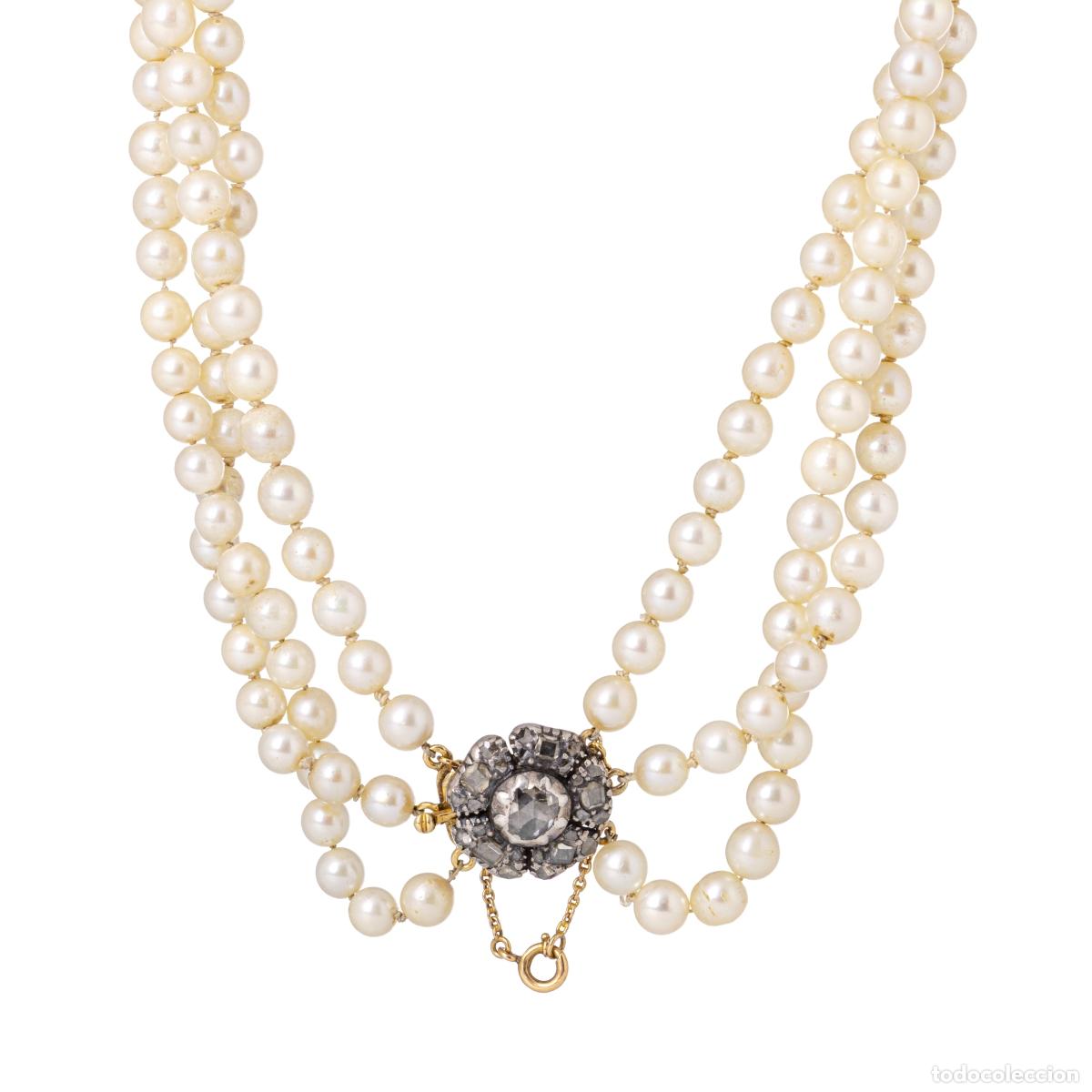 Joyeria: COLLAR DE PERLAS CON CIERRE DE ORO - Foto 1