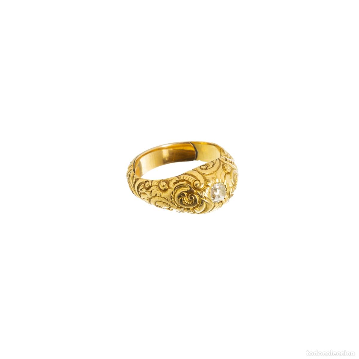 Joyeria: ANILLO ORO 19.2KE DIAMANTES - Foto 1