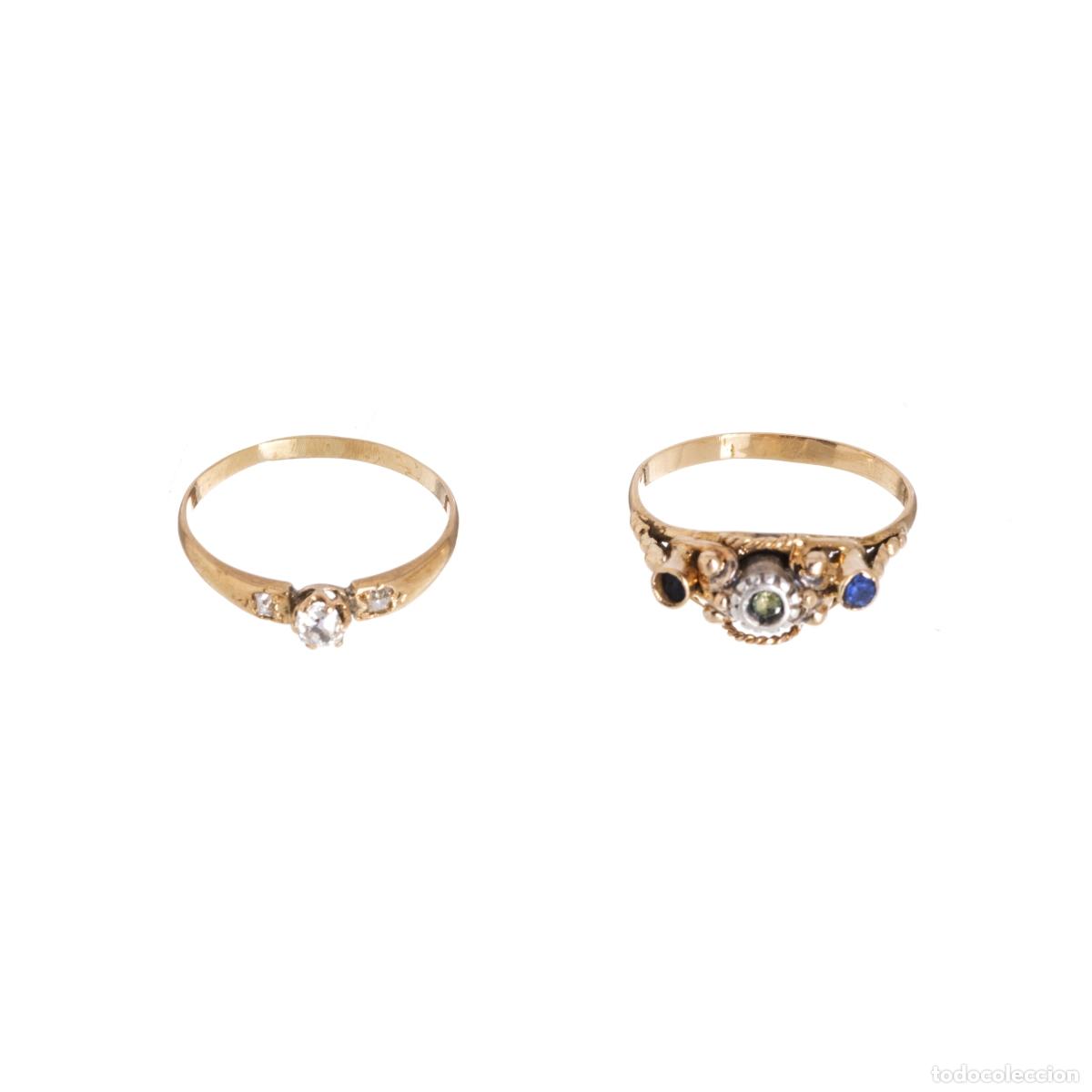 Joyeria: DOS ANILLOS EN ORO DE 19,2K - Foto 1
