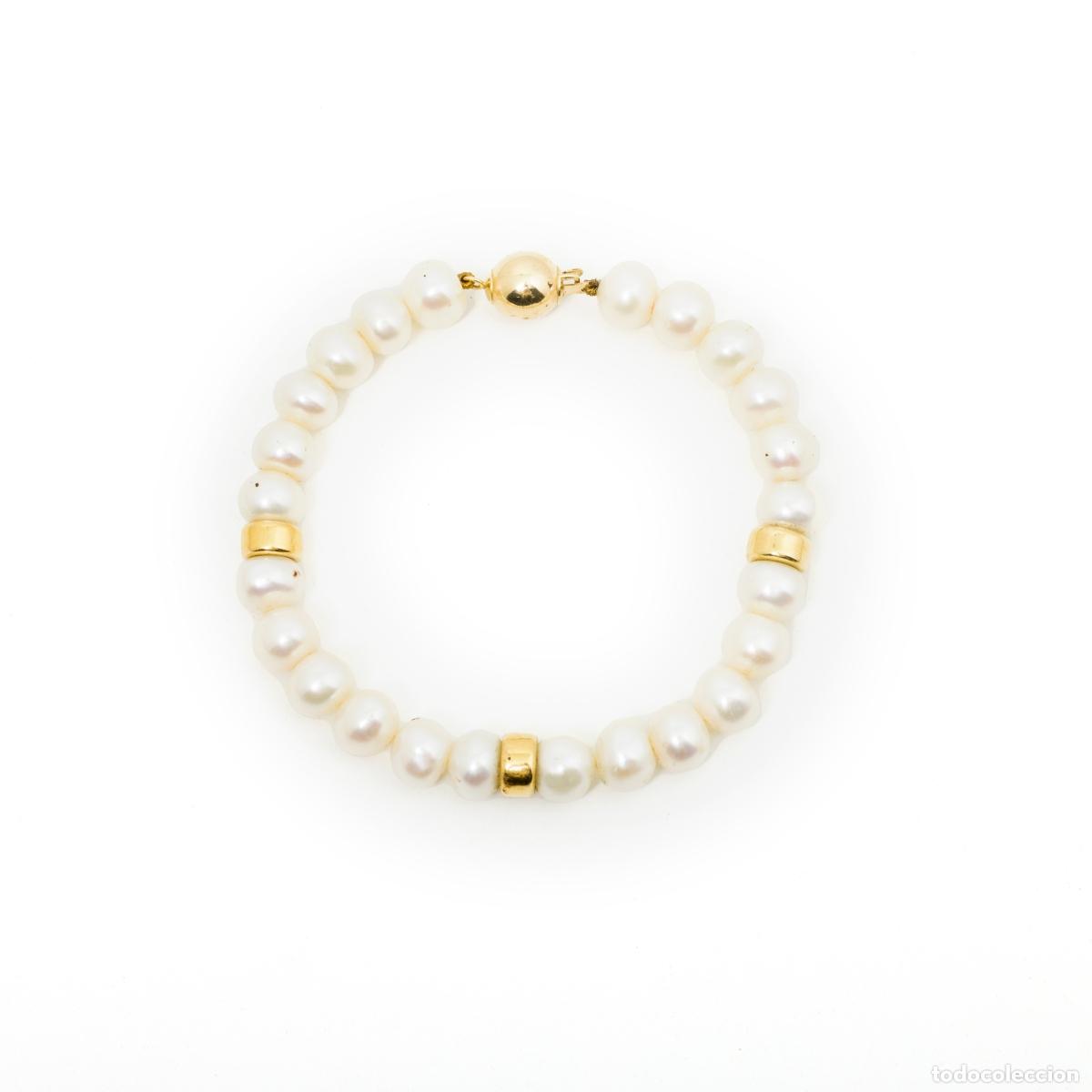 Joyeria: PULSERA DE ORO Y PERLAS - Foto 1