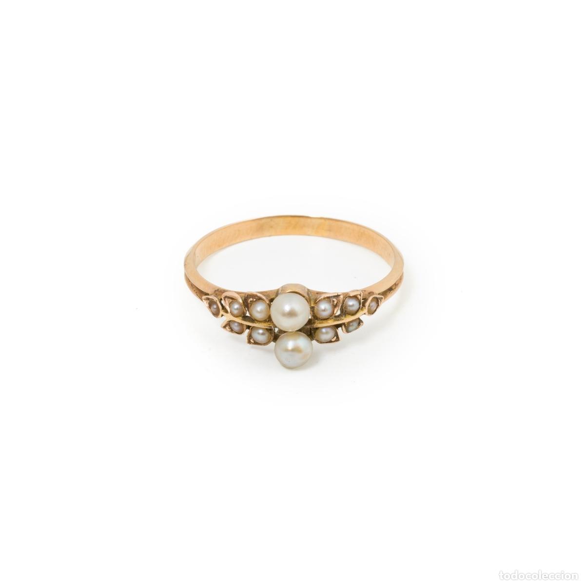Joyeria: ANILLO ORO CON PERLAS - Foto 1