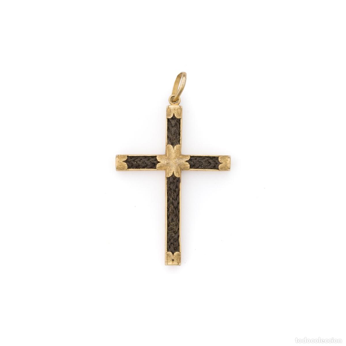 Joyeria: CRUZ EN ORO Y PELO - Foto 1