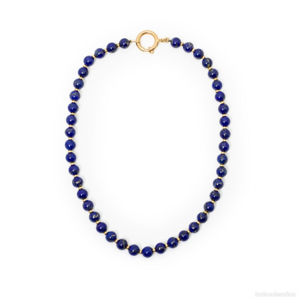 Joyeria: COLLAR ORO Y LAPIZ L&Aacute;ZULI - Foto 1