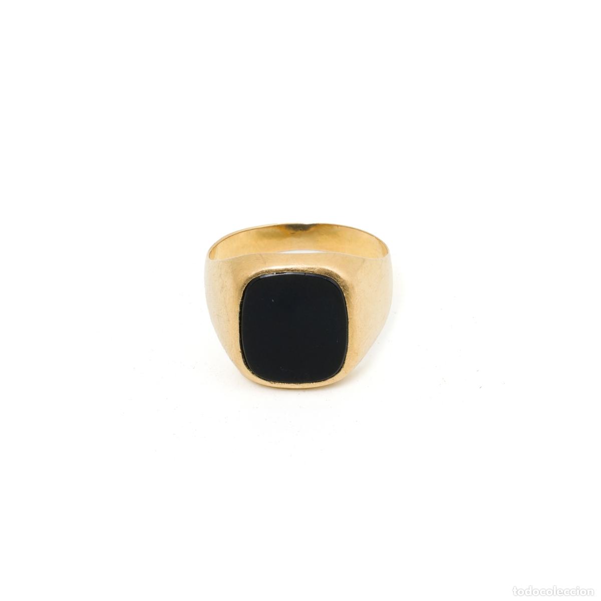 Joyeria: ANILLO DE ORO CON &Oacute;NIX - Foto 1