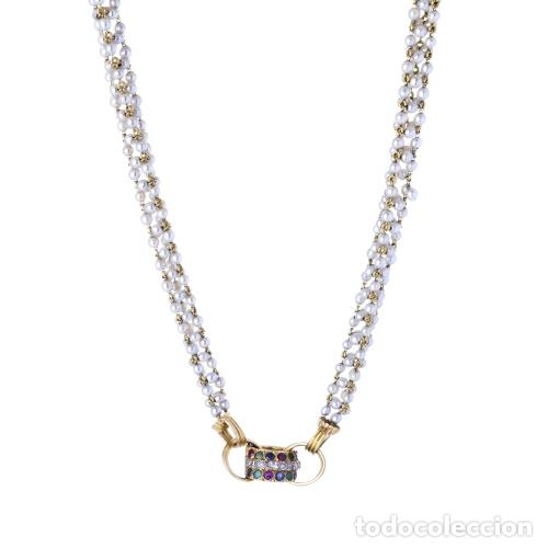 Joyeria: COLLAR DE PERLAS DE ORO - Foto 1