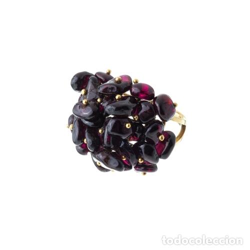 Joyeria: ANILLO DE ORO CON GRANATES - Foto 1